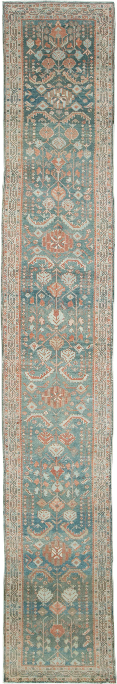 Vintage Persian Malayer Long Runner, No.28171 - Staging