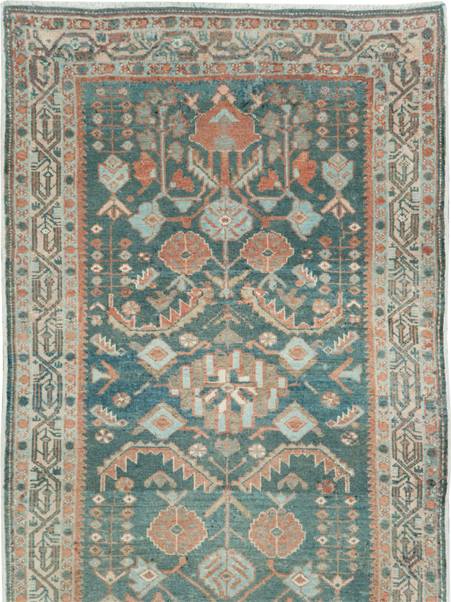 Vintage Persian Malayer Long Runner, No.28171 - Staging