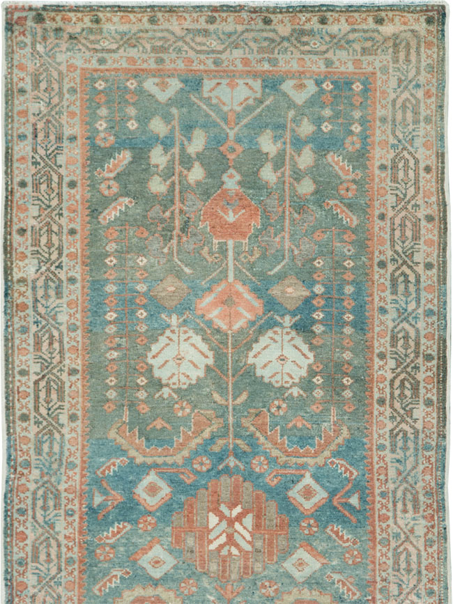 Vintage Persian Malayer Long Runner, No.28171 - Staging