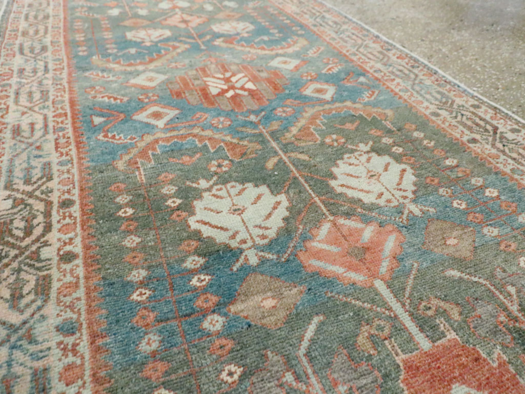 Vintage Persian Malayer Long Runner, No.28171 - Staging