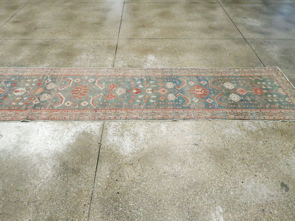 Vintage Persian Malayer Long Runner, No.28171 - Staging