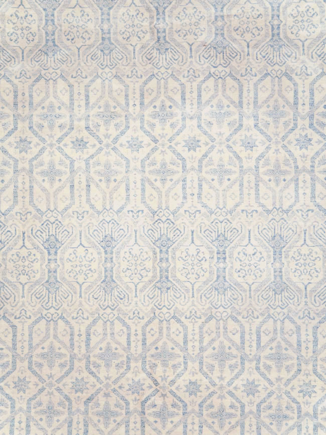 Spanish Cuenca Inspired Contemporary Turkish Room Size Carpet, No.28175 - Staging