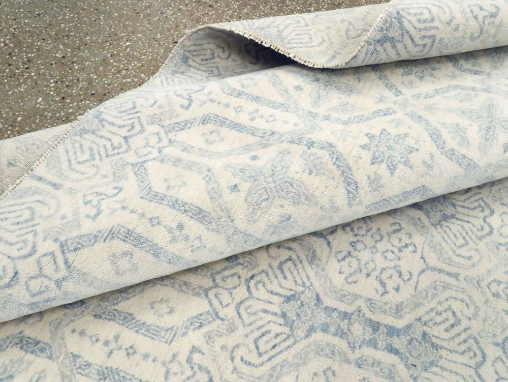 Spanish Cuenca Inspired Contemporary Turkish Room Size Carpet, No.28175 - Staging