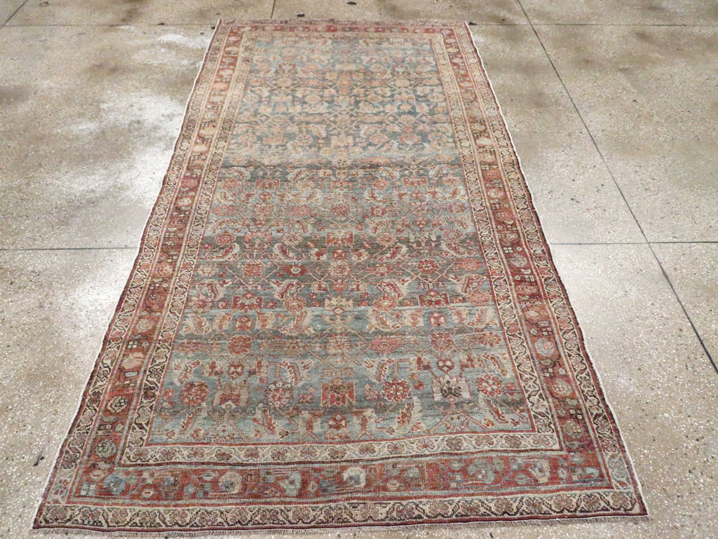 Antique Persian Bidjar Gallery Rug, No.28176 - Staging