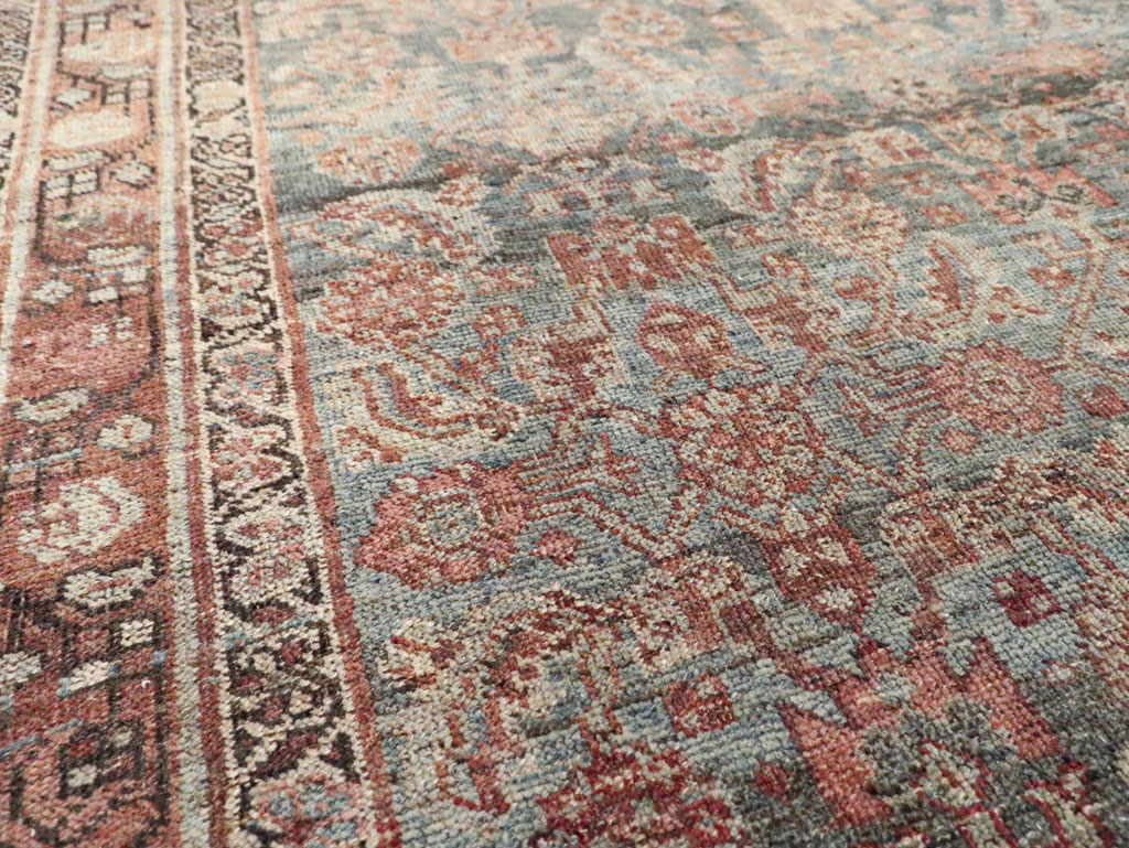 Antique Persian Bidjar Gallery Rug, No.28176 - Staging