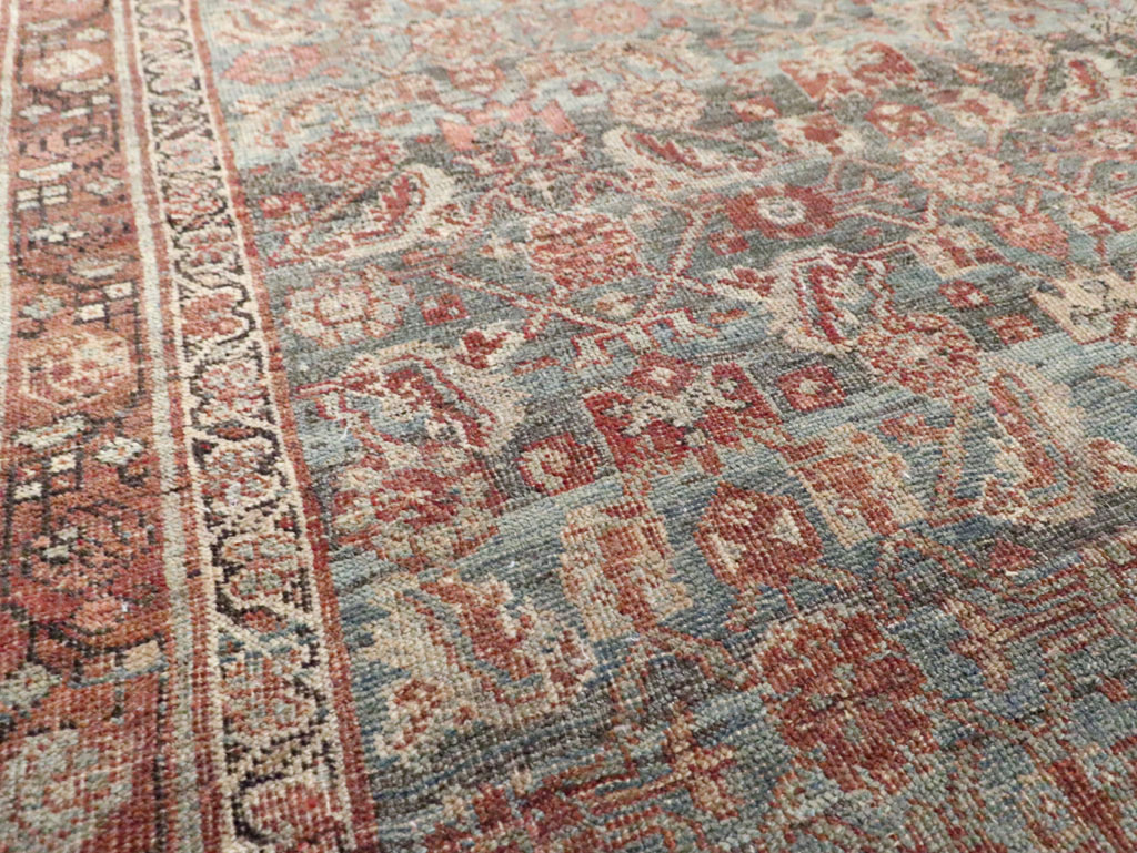 Antique Persian Bidjar Gallery Rug, No.28176 - Staging