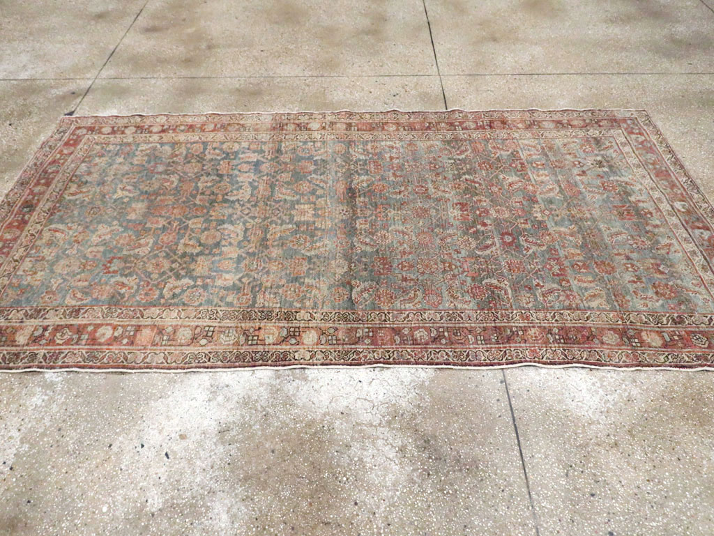 Antique Persian Bidjar Gallery Rug, No.28176 - Staging