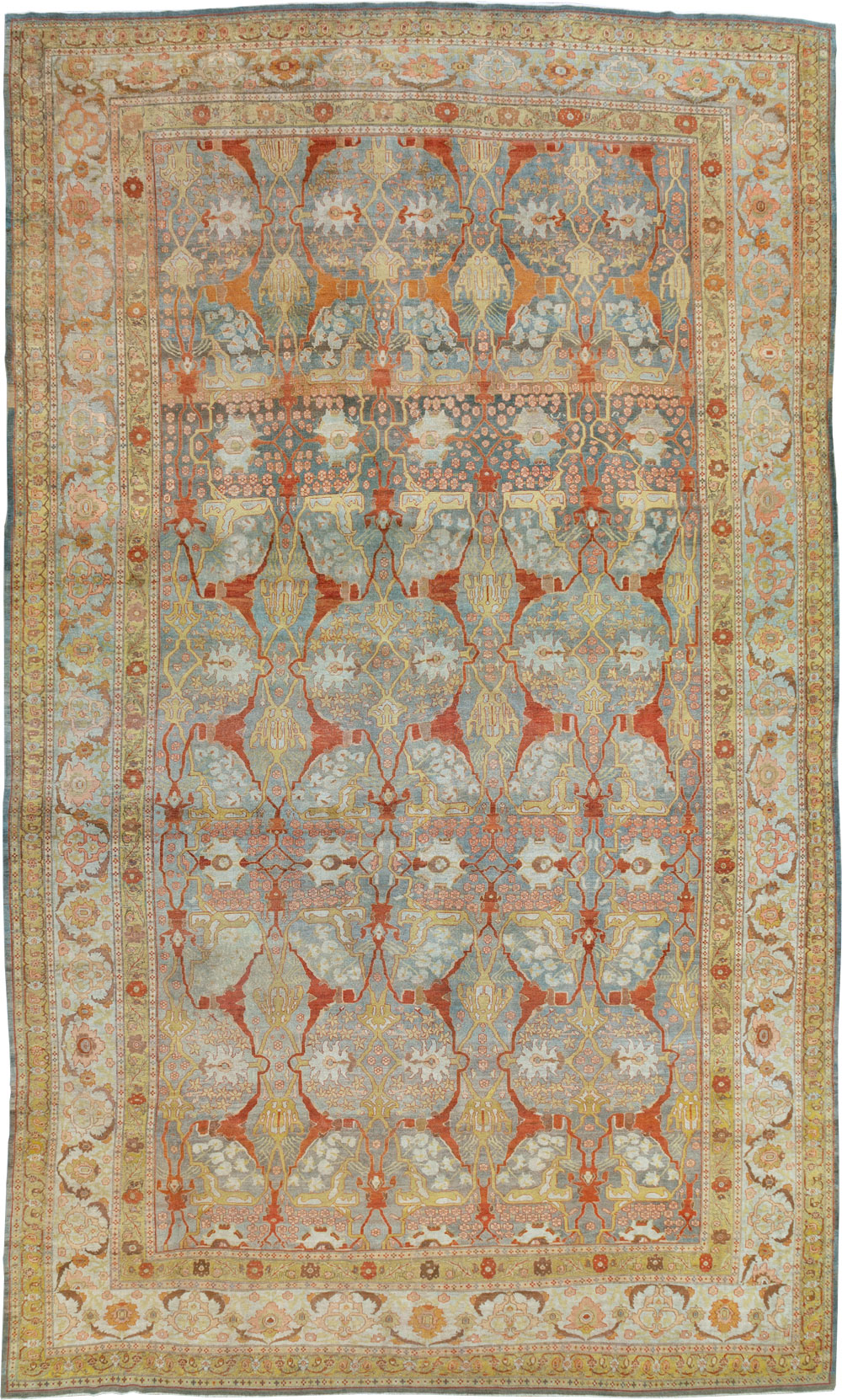Antique Persian Bidjar Carpet, No.28177 - Staging