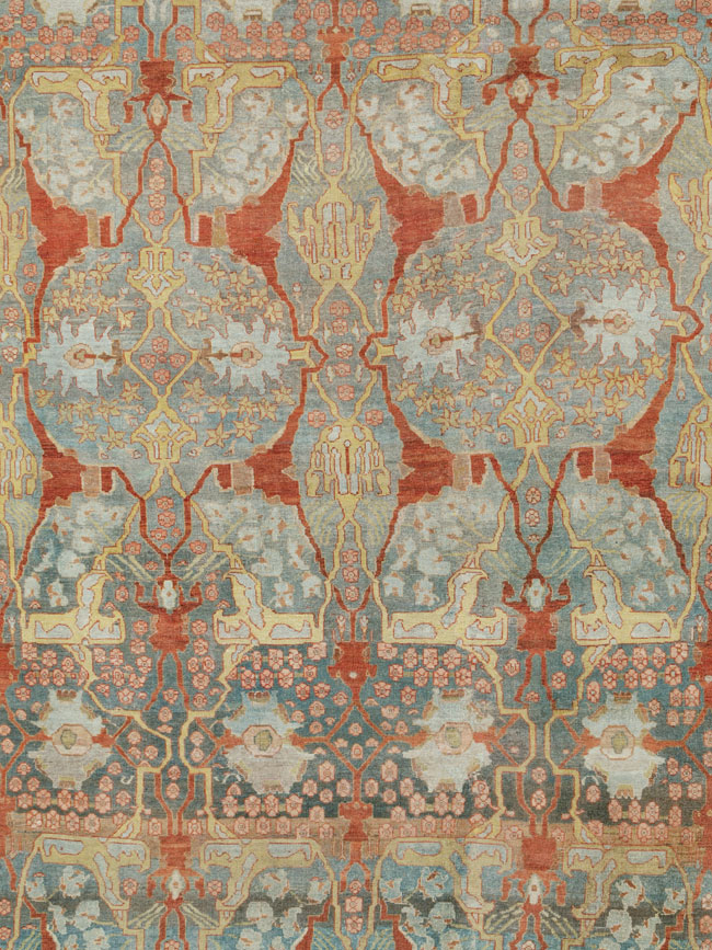 Antique Persian Bidjar Carpet, No.28177 - Staging