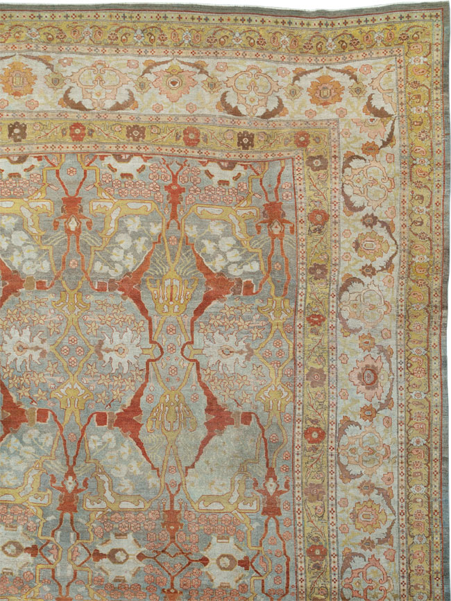 Antique Persian Bidjar Carpet, No.28177 - Staging