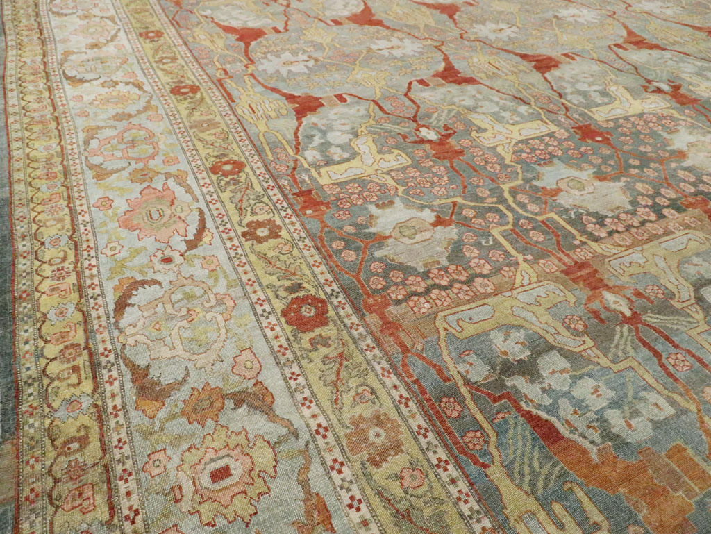 Antique Persian Bidjar Carpet, No.28177 - Staging