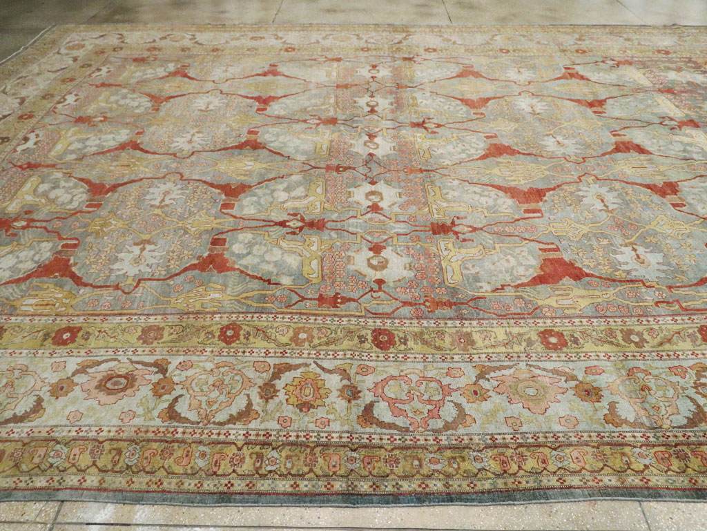 Antique Persian Bidjar Carpet, No.28177 - Staging