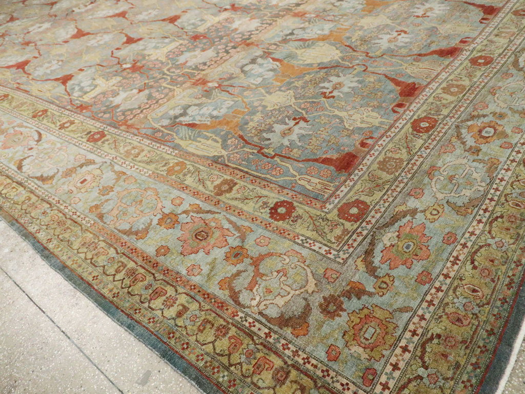 Antique Persian Bidjar Carpet, No.28177 - Staging