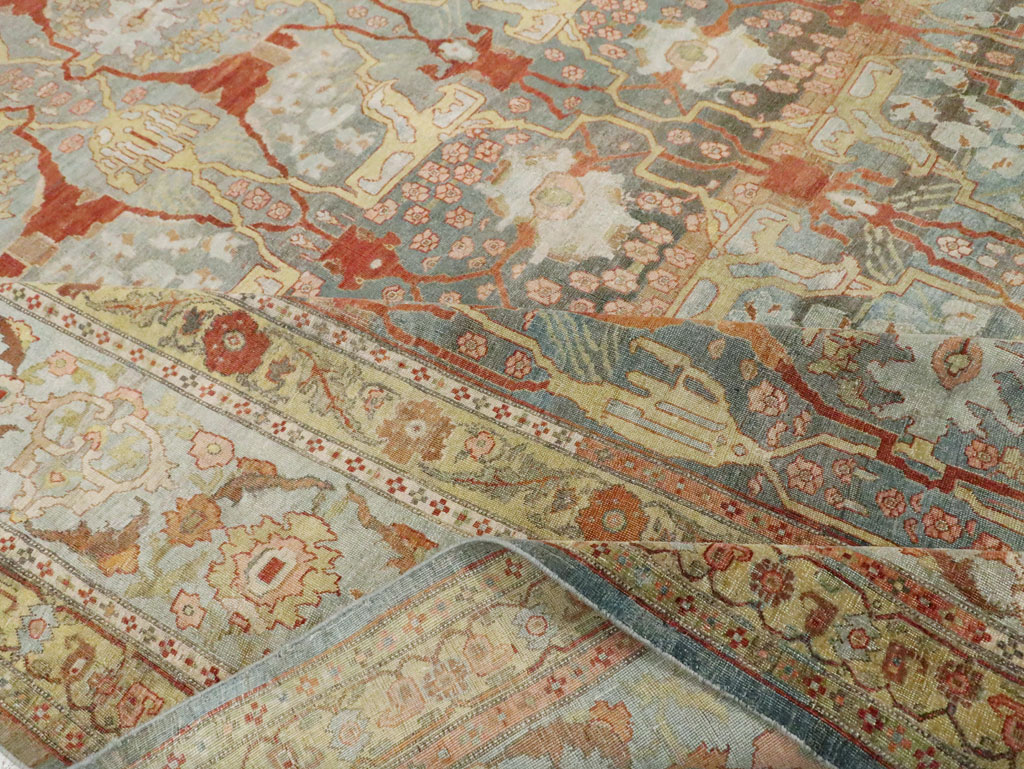Antique Persian Bidjar Carpet, No.28177 - Staging