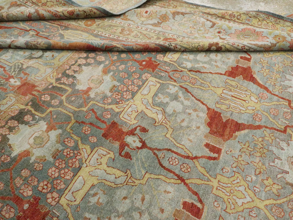 Antique Persian Bidjar Carpet, No.28177 - Staging