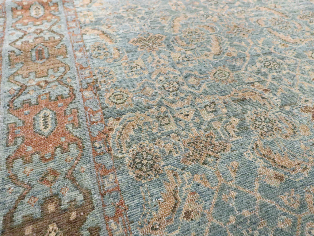 Antique Persian Malayer Accent Rug, No.28179 - Staging