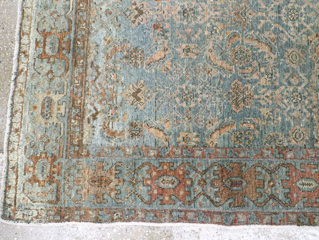 Antique Persian Malayer Accent Rug, No.28179 - Staging