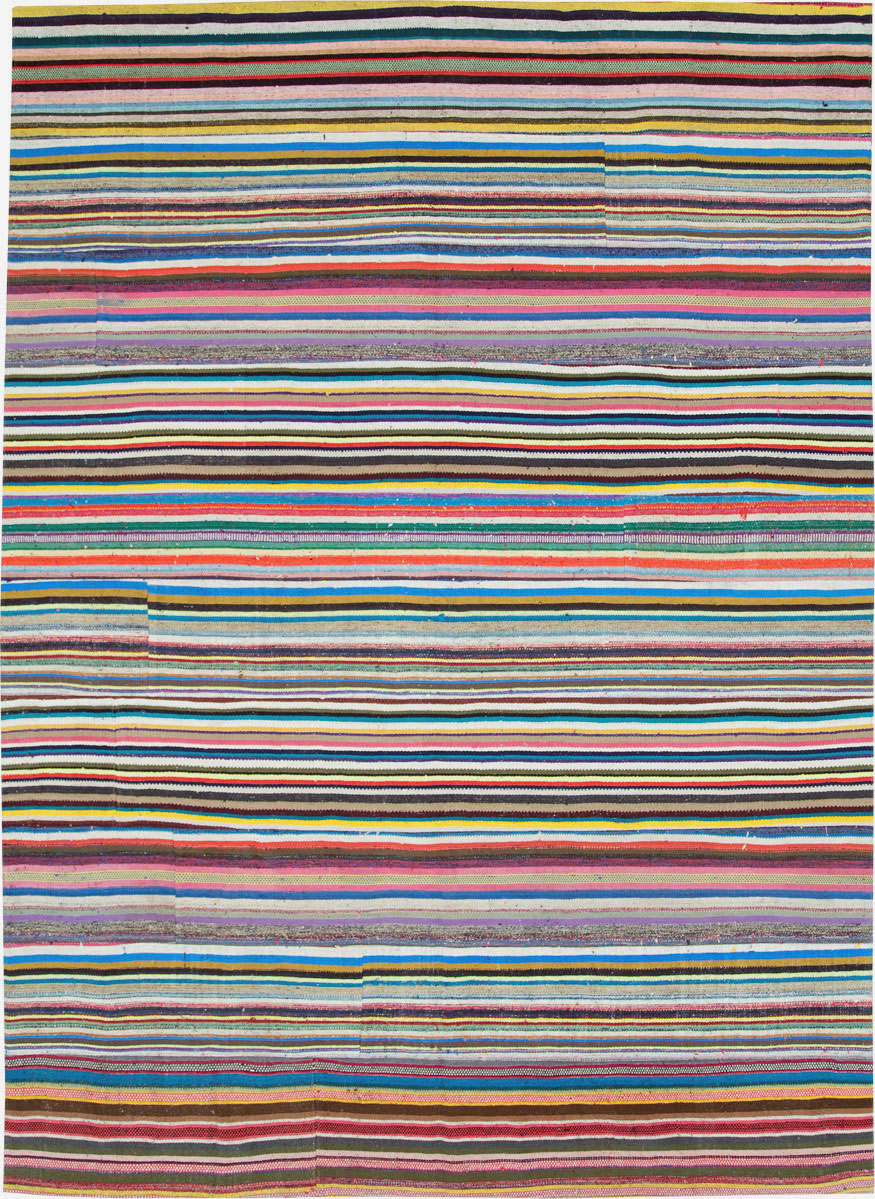 Vintage Turksih Flatweave, No.28184 - Staging