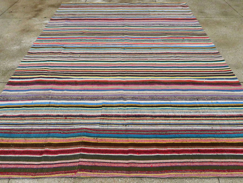 Vintage Turksih Flatweave, No.28184 - Staging