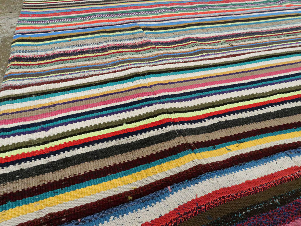 Vintage Turksih Flatweave, No.28184 - Staging