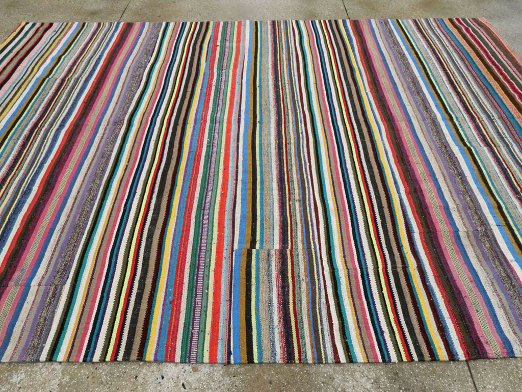 Vintage Turksih Flatweave, No.28184 - Staging