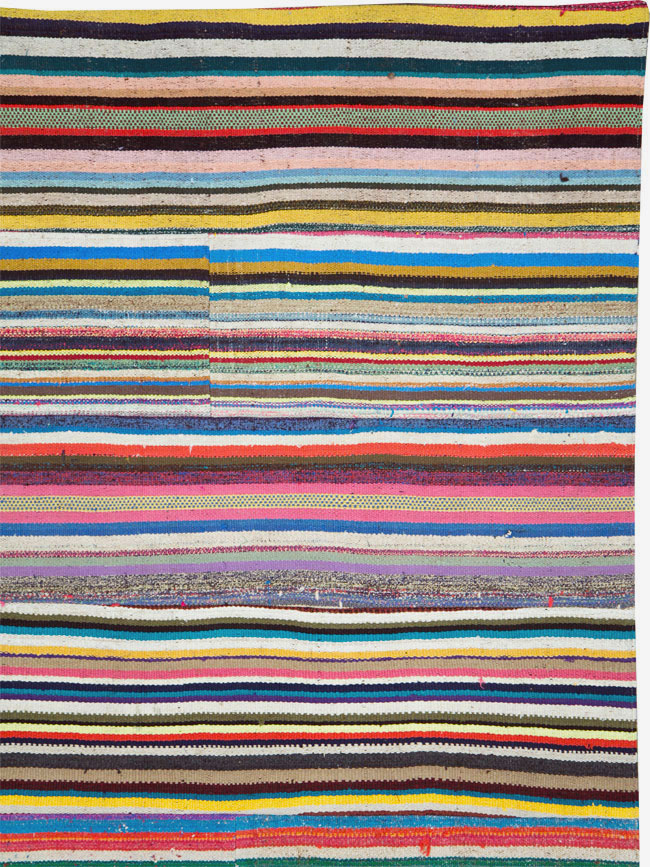Vintage Turksih Flatweave, No.28184 - Staging