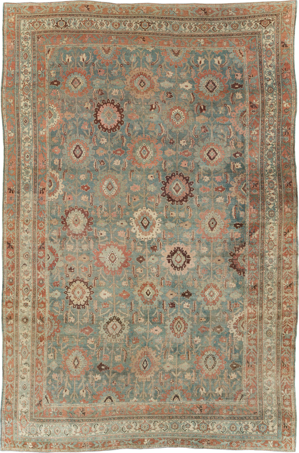 Antique Persian Bidjar Carpet, No.28185 - Staging