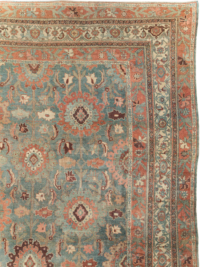 Antique Persian Bidjar Carpet, No.28185 - Staging