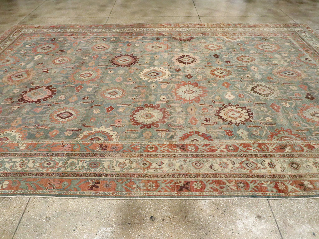 Antique Persian Bidjar Carpet, No.28185 - Staging