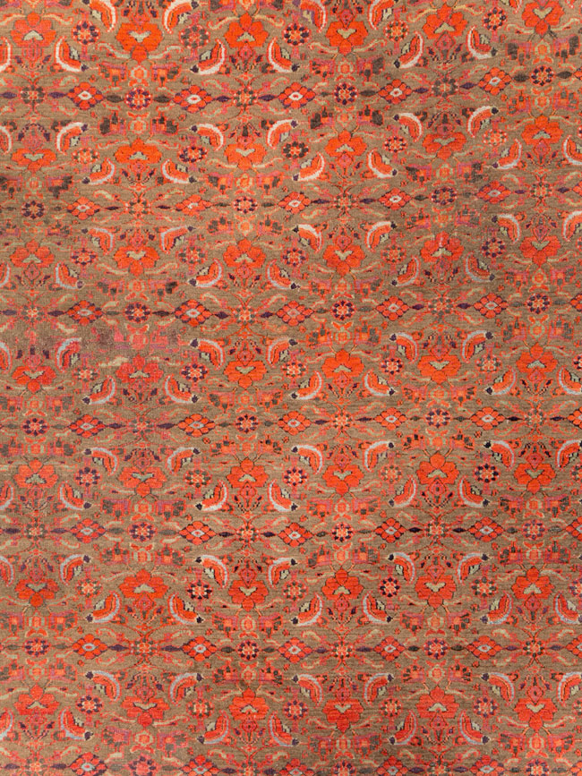 Antique Persian Khorassan Carpet, No.28190 - Staging