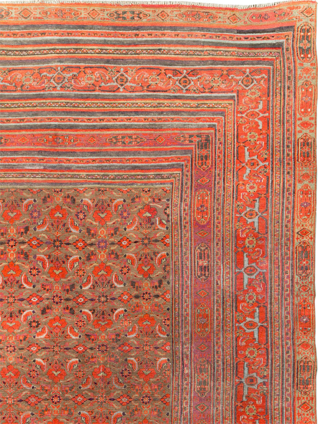 Antique Persian Khorassan Carpet, No.28190 - Staging