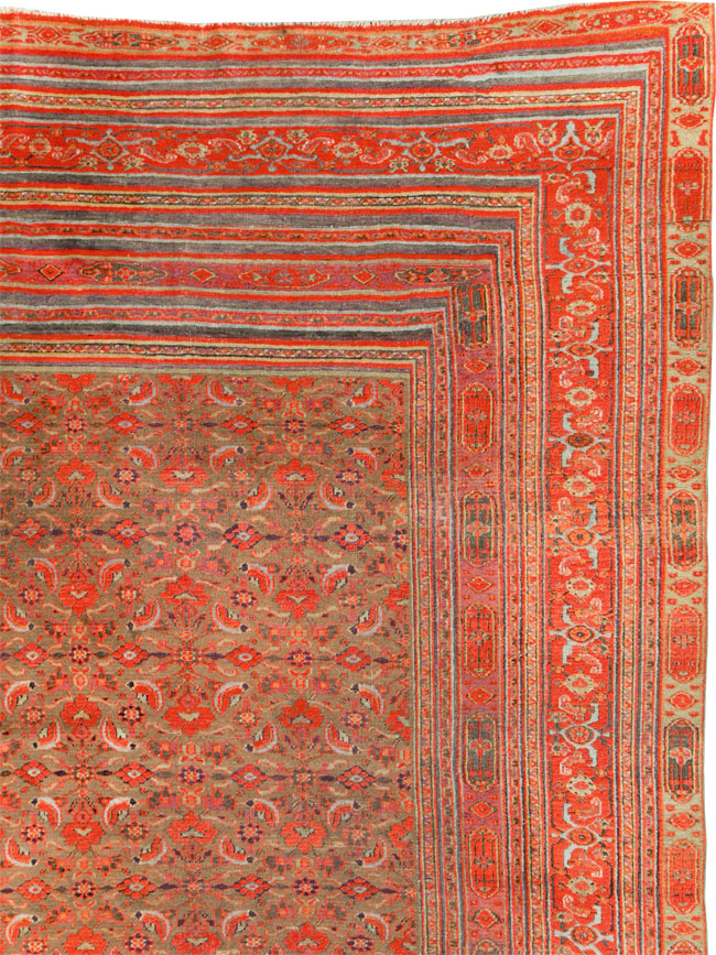 Antique Persian Khorassan Carpet, No.28190 - Staging