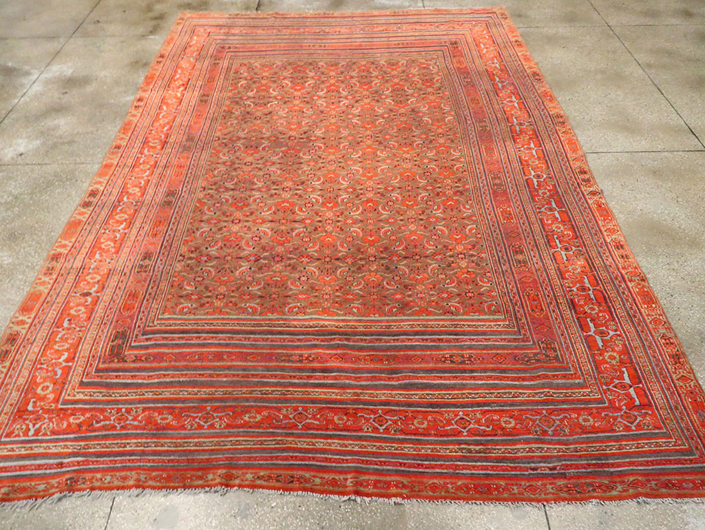 Antique Persian Khorassan Carpet, No.28190 - Staging