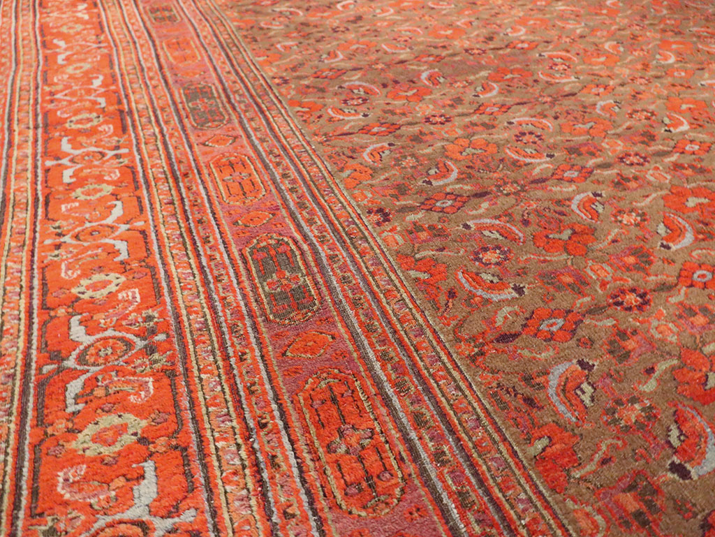 Antique Persian Khorassan Carpet, No.28190 - Staging
