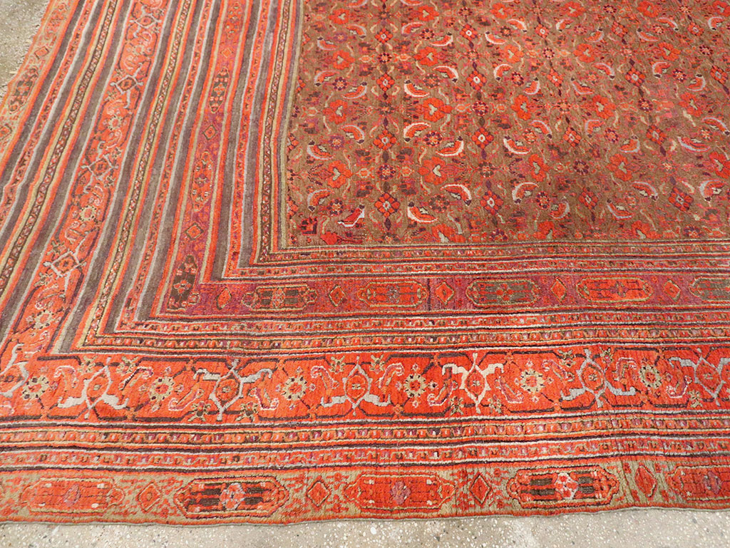 Antique Persian Khorassan Carpet, No.28190 - Staging