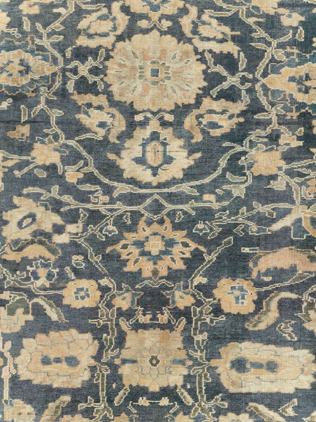 Antique Persian Mahal Carpet, No.28212 - Staging
