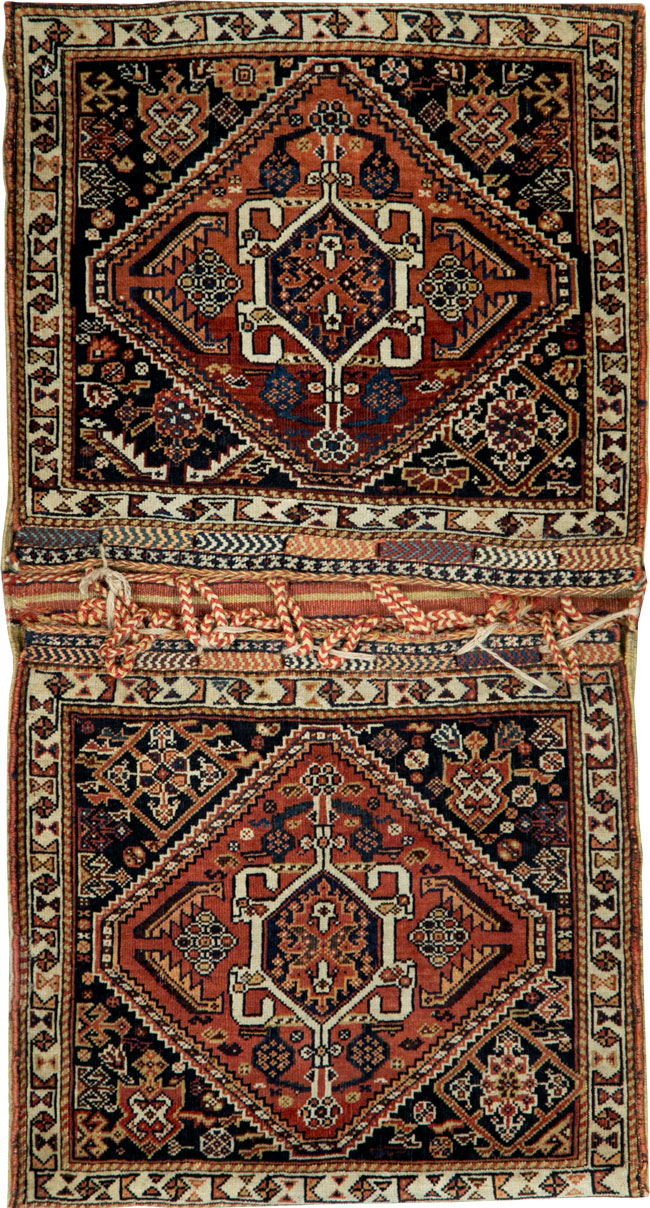 Antique Persian Bag Face, No.28219 - Staging