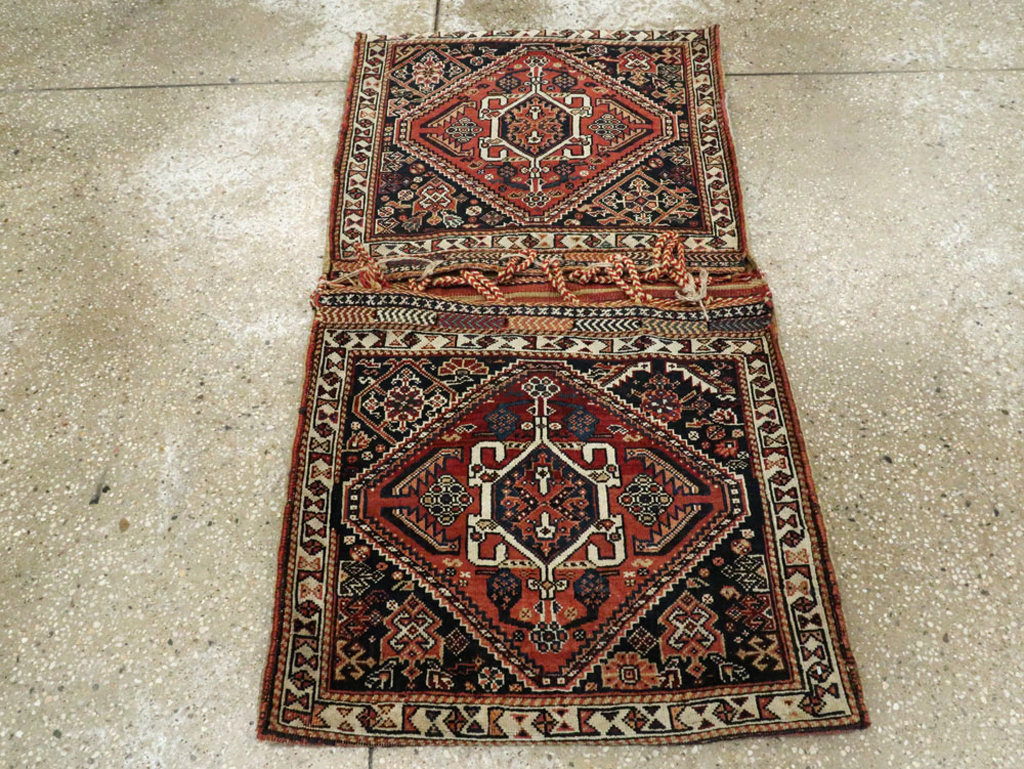 Antique Persian Bag Face, No.28219 - Staging