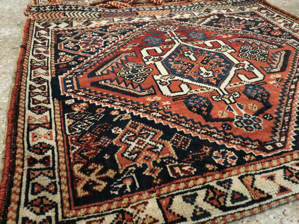 Antique Persian Bag Face, No.28219 - Staging