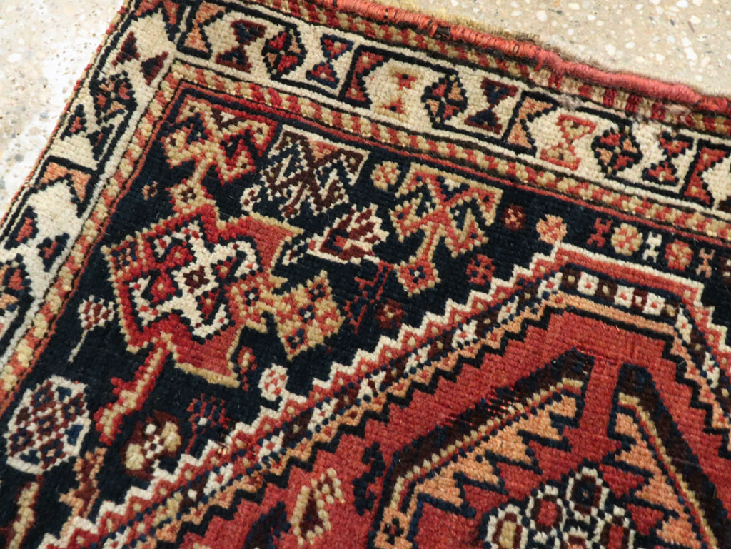 Antique Persian Bag Face, No.28219 - Staging