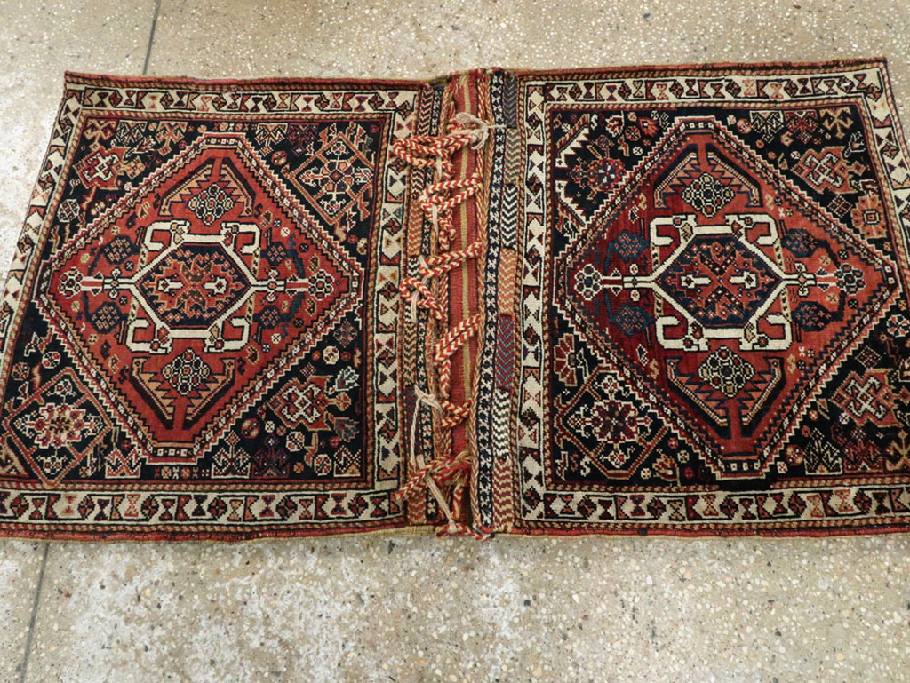 Antique Persian Bag Face, No.28219 - Staging