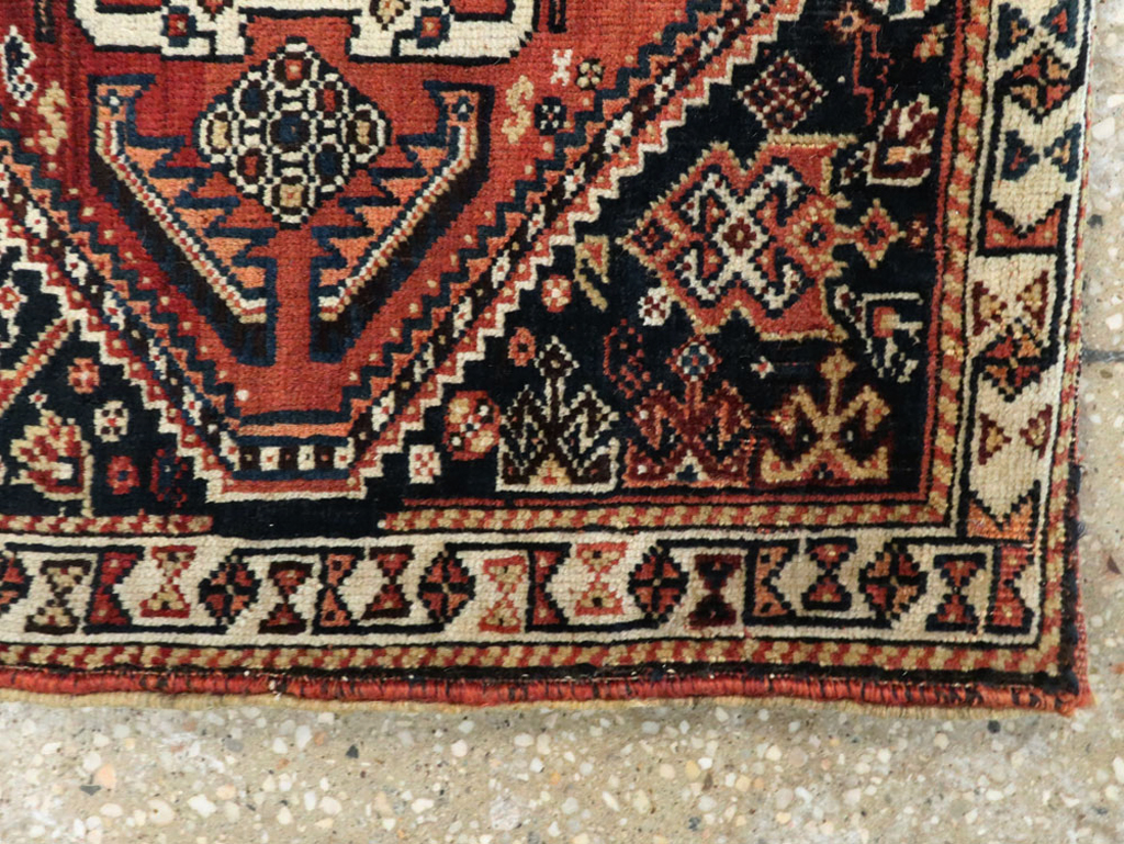 Antique Persian Bag Face, No.28219 - Staging