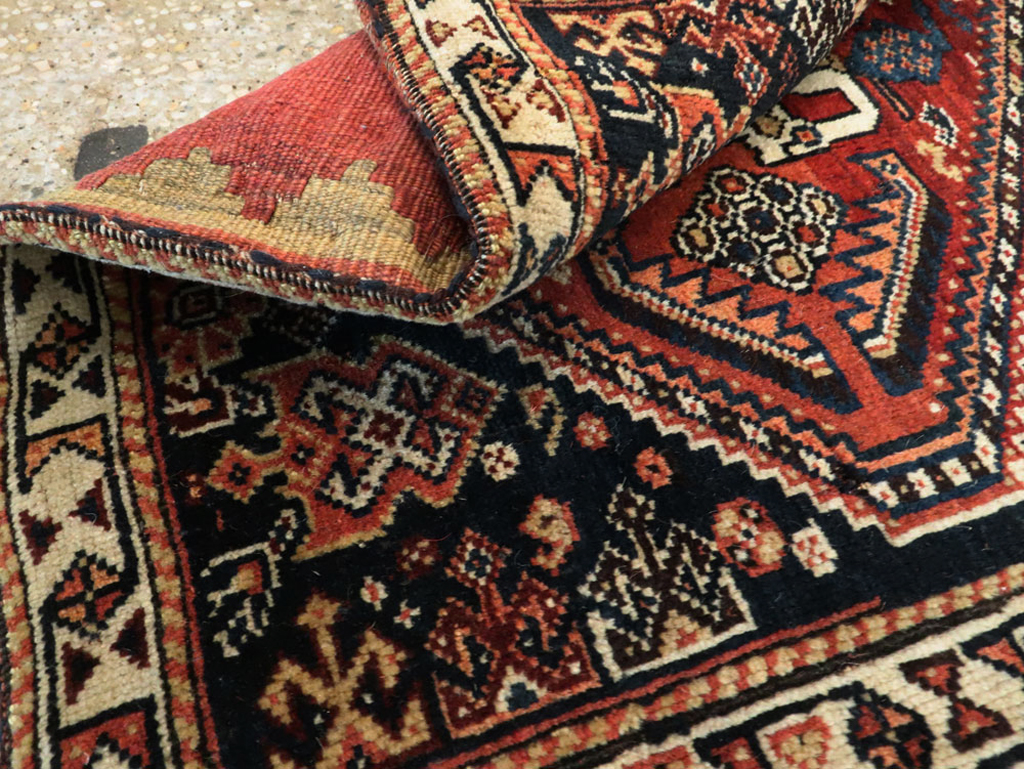 Antique Persian Bag Face, No.28219 - Staging