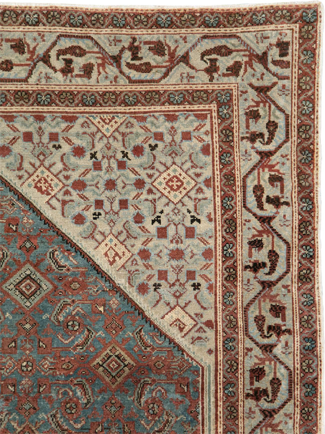 Antique Persian Malayer Gallery Carpet, No.28227 - Staging