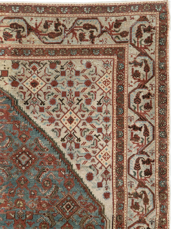 Antique Persian Malayer Gallery Carpet, No.28227 - Staging