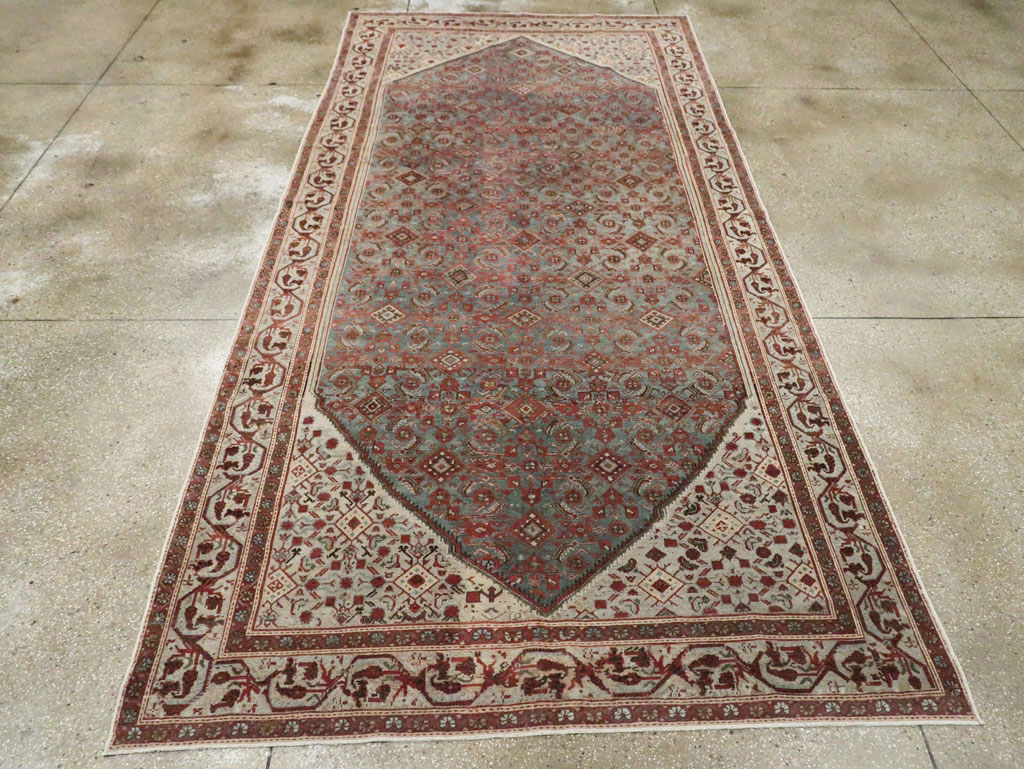 Antique Persian Malayer Gallery Carpet, No.28227 - Staging