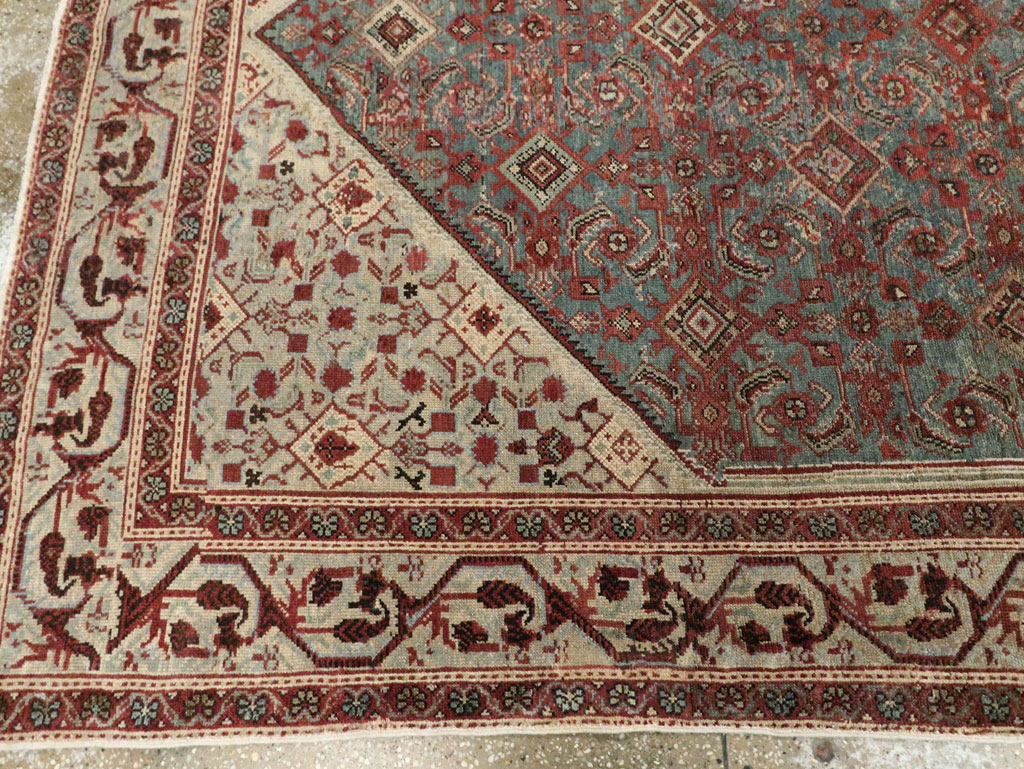 Antique Persian Malayer Gallery Carpet, No.28227 - Staging