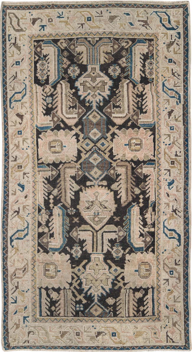 Vintage Persian Malayer Rug, No.28232 - Staging