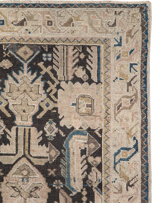 Vintage Persian Malayer Rug, No.28232 - Staging