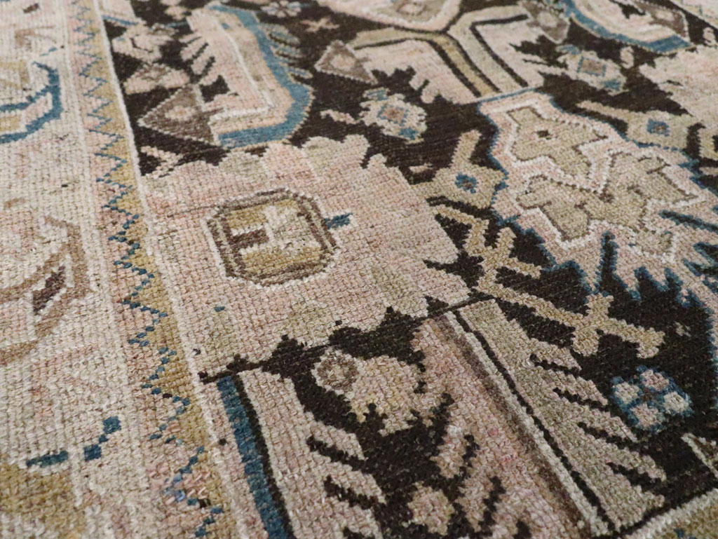 Vintage Persian Malayer Rug, No.28232 - Staging